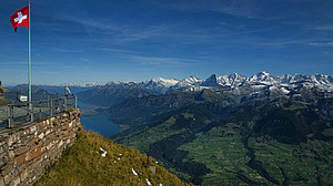 Panoramablick vom Niesen auf die Berner Alpen ©Switzerland Tourism 
